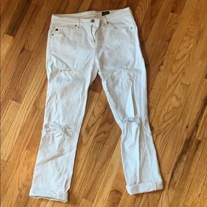AG distressed jeans